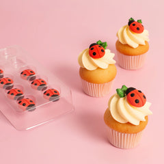 Ladybugs Icing Decorations 10pk