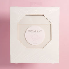 White Scalloped Large Cookie Box 5pk