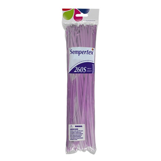 Lilac 260T Modelling Twisting Balloons 50pk