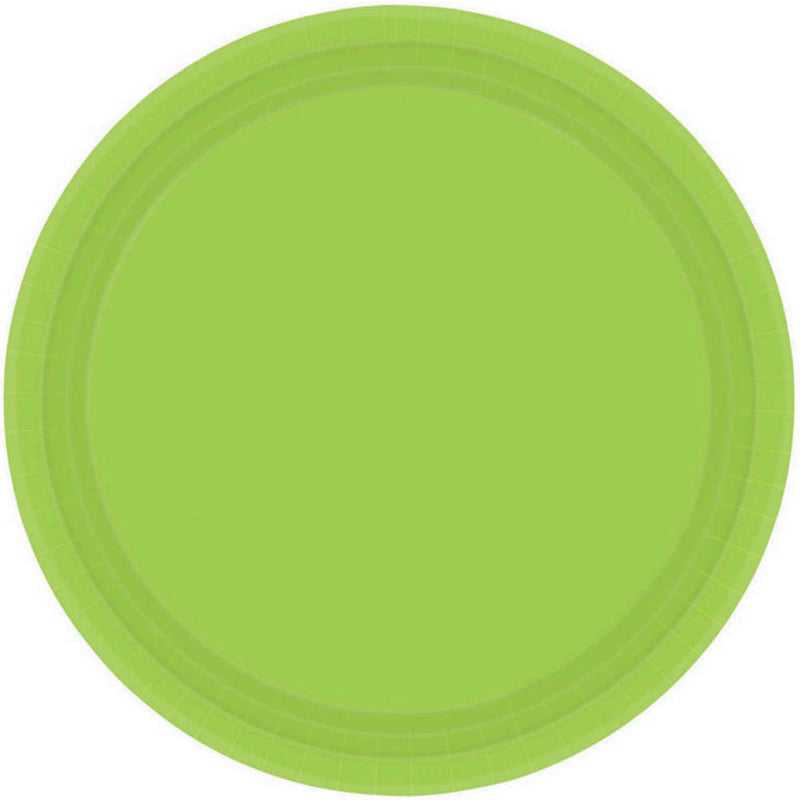 Lime Green Large Plates 20pk