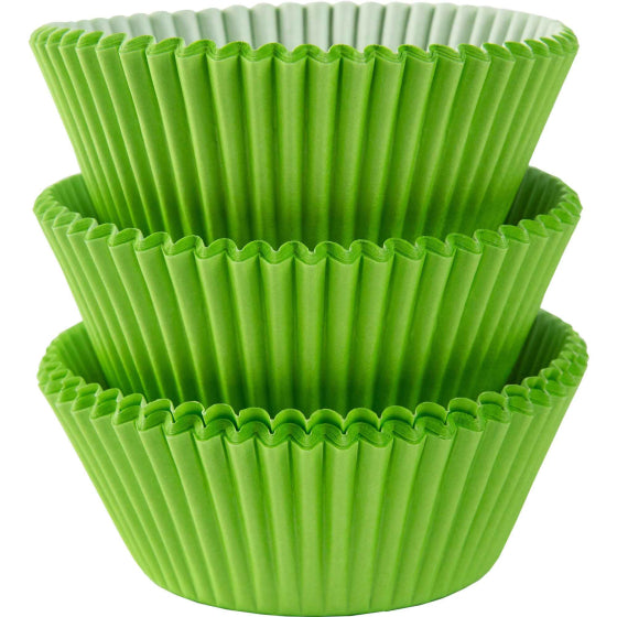 Lime Green Cupcake Cases 75pk
