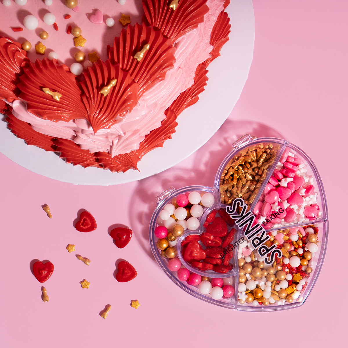 Love Story Heart Sprinkles Box