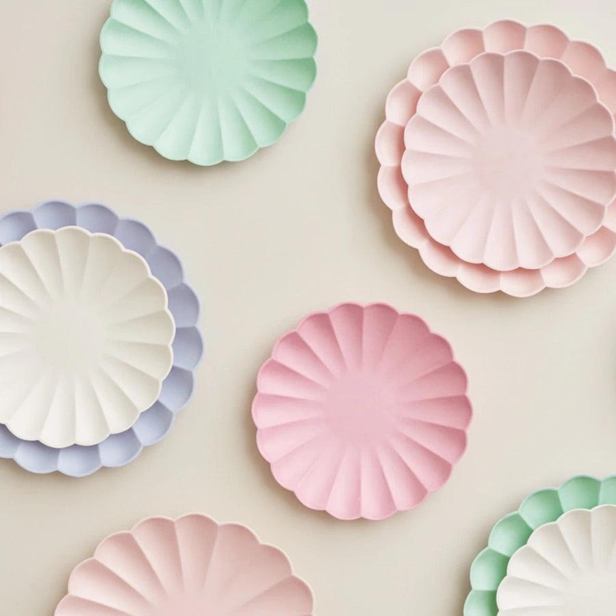 Candy Pink Compostable Plates 8pk