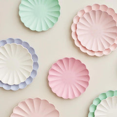 Candy Pink Compostable Plates 8pk
