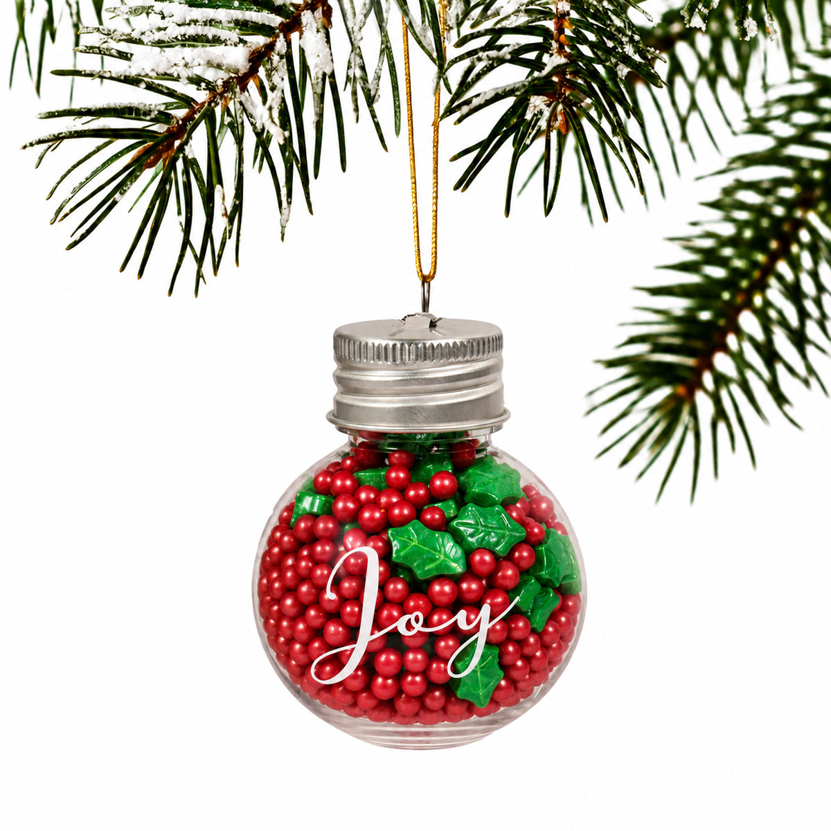 Merry & Bright Sprinkle Orb Decorations