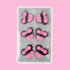 Minnie Mouse Sugar Icing Decorations 6pk