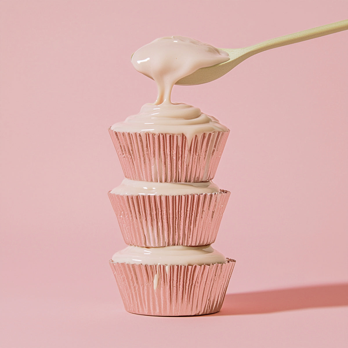 Pastel Pink Foil Baking Cups 50pk