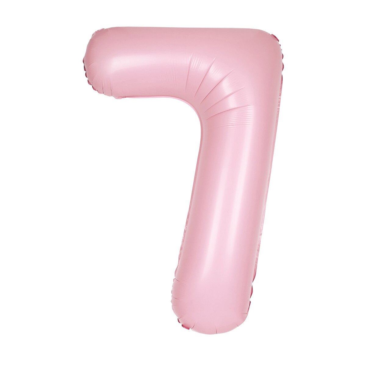 Matte Pink Giant Foil Number Balloon - 7