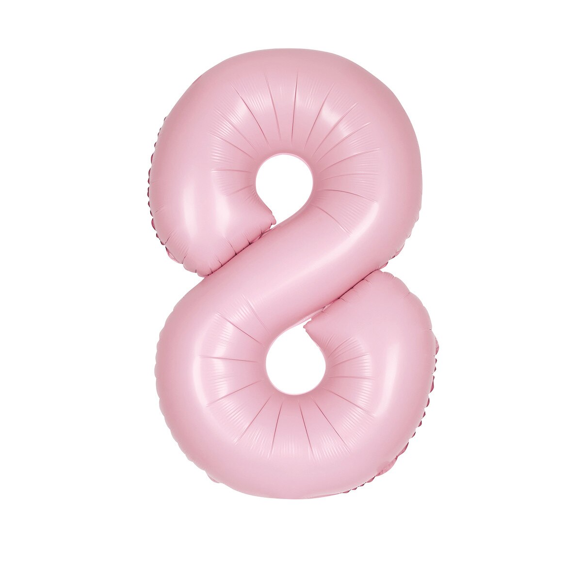 Matte Pink Giant Foil Number Balloon - 8