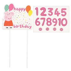 Peppa Pig Customisable Cake Topper