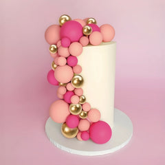 Pretty In Pink Cake Ball Toppers 32pk
