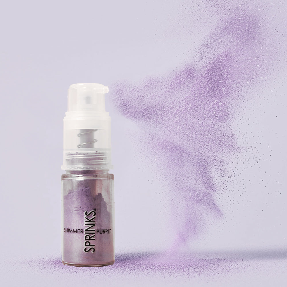 Purple Edible Shimmer Dust Pump