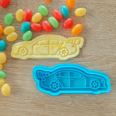 Racing Car V8 Supercar Cookie Cutter & Fondant Stamp
