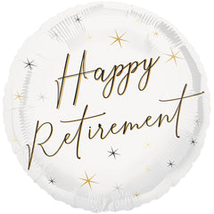 Happy Retirement Round Foil Balloon