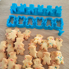 Mini Teddies Multi Cookie Cutter & Stamp