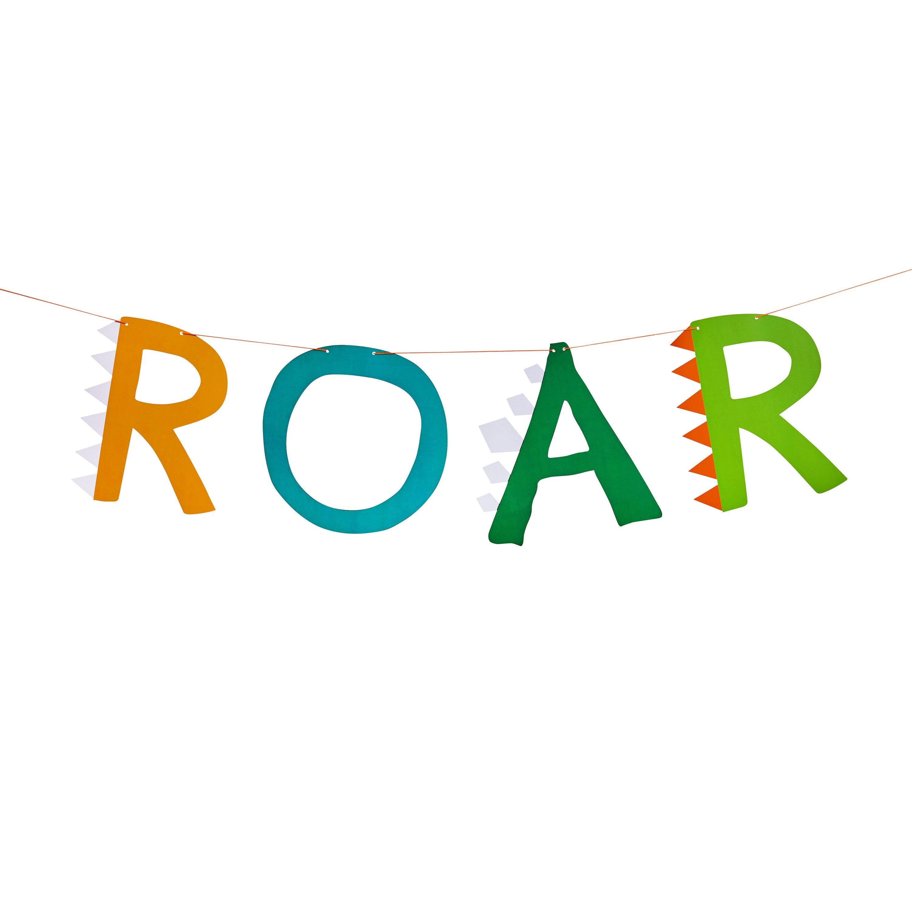 Party Dinosaur Roar Banner