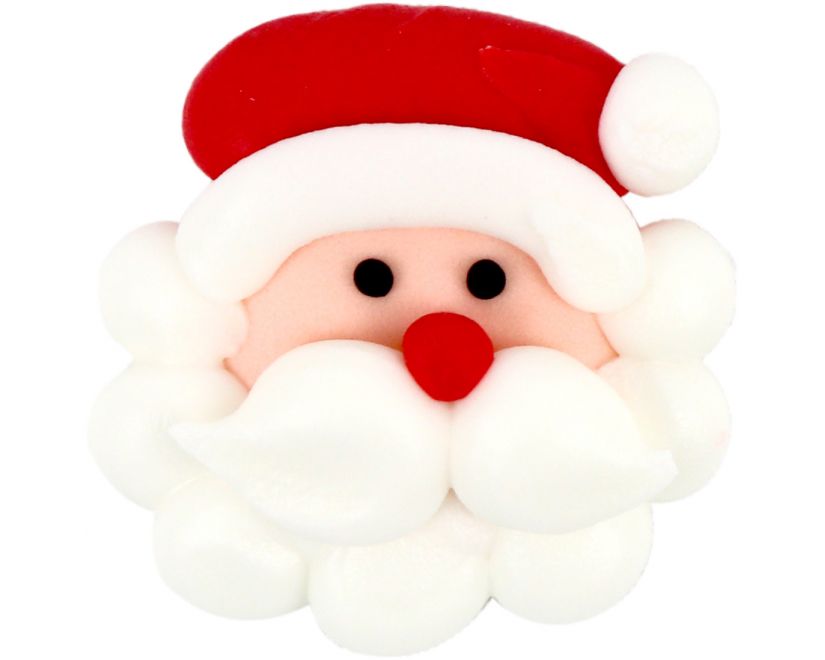 Ho Ho Bro Santa Icing Decorations 6pk