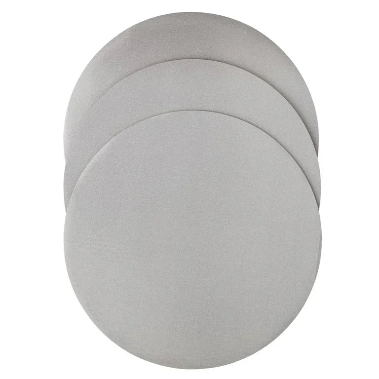 Silver Glitter Round Cake Boards 30cm/12in 3pk