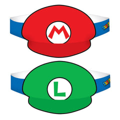 Super Mario Brothers Party Hats 8pk