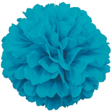 Teal Blue Pom Pom (Puff Ball)