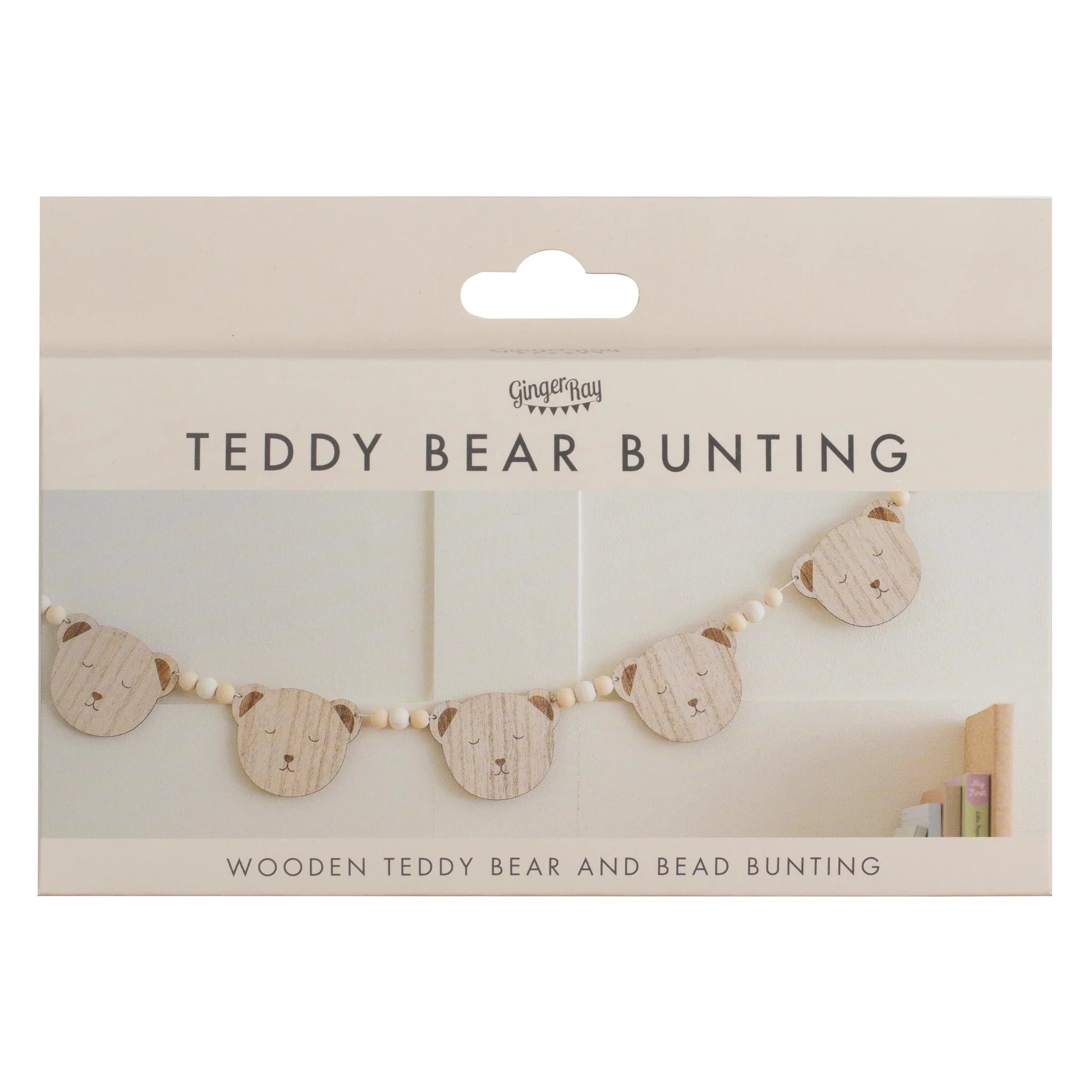 Teddy Bear Wooden Bunting