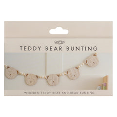 Teddy Bear Wooden Bunting