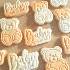 Teddy Bear Cookie Cutter & Fondant Stamp