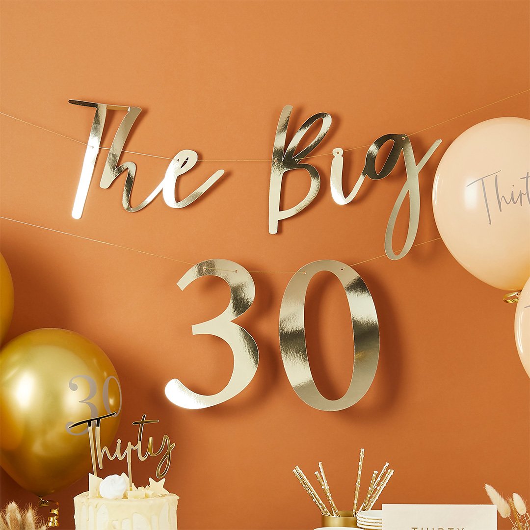 Gold The Big Customisable Milestone Banner