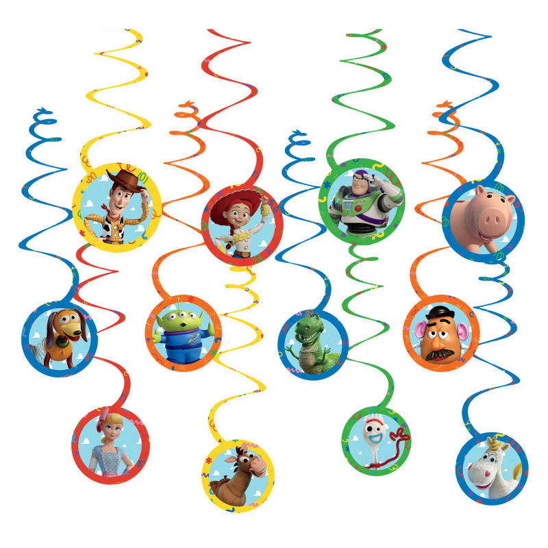 Toy Story Spiral Decorations
