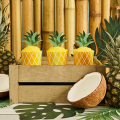Tropical Pineapple Food Picks & Food Cups Set 10pk