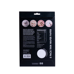 White A4 Thin Wafer Paper 5pk