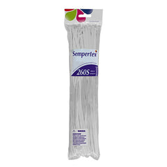 White 260T Modelling Twisting Balloons 50pk
