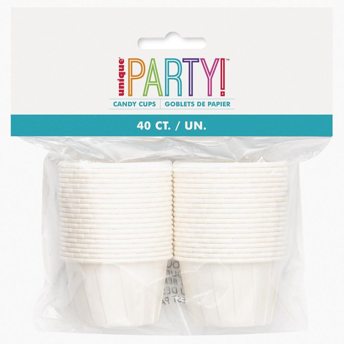 White Candy Cups 40pk