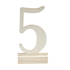 Wooden Wedding Table Numbers 12pk