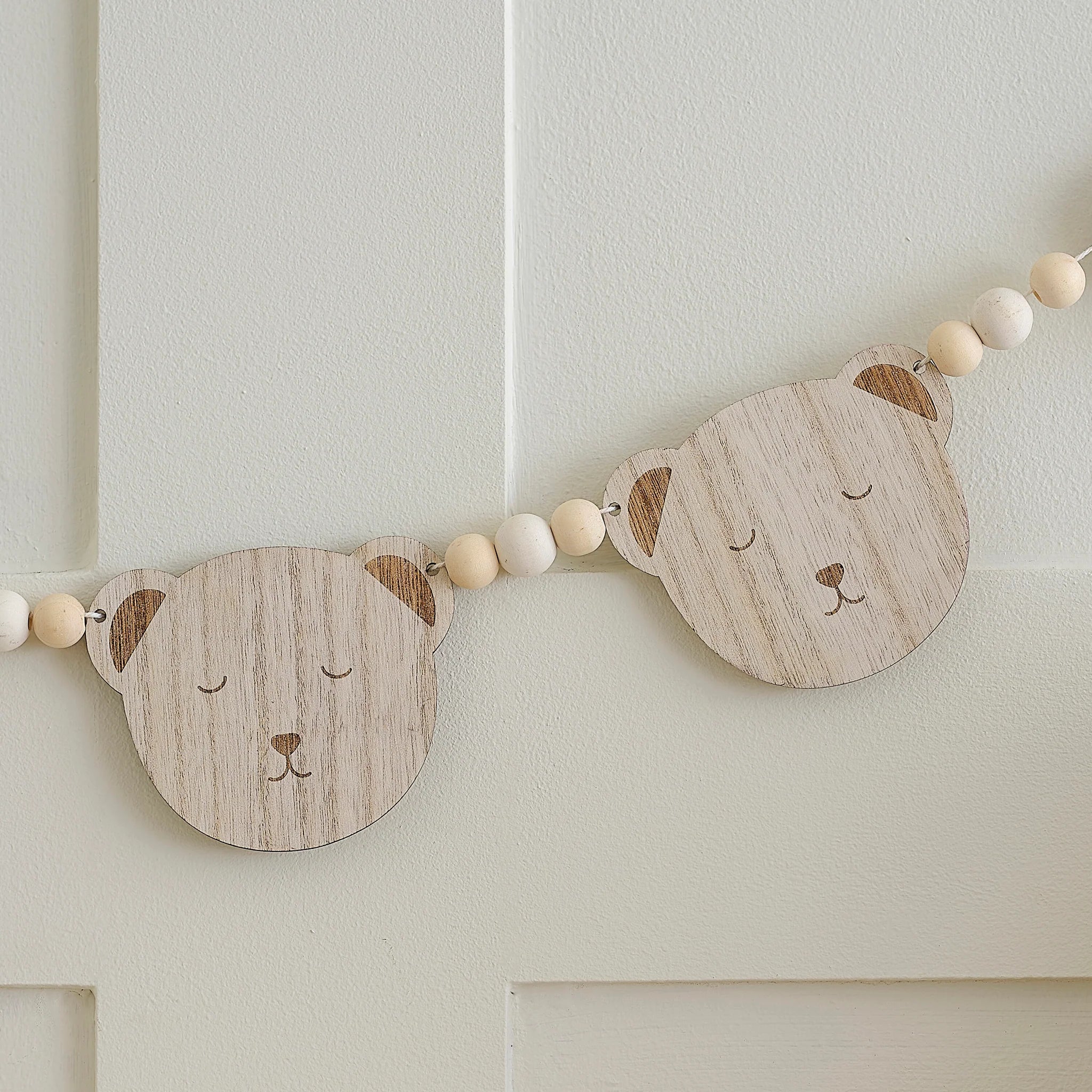 Teddy Bear Wooden Bunting