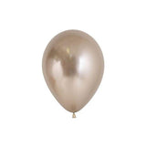 Mini Metallic Champagne Balloons - The Party Room