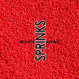 Red Nonpareils Sprinkles - The Party Room