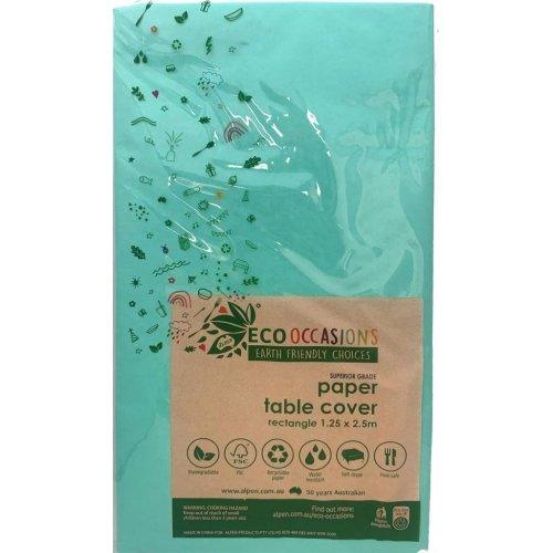 Mint Green Paper Tablecover - The Party Room