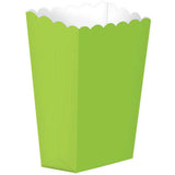 Lime Green Popcorn Favour Boxes 5pk