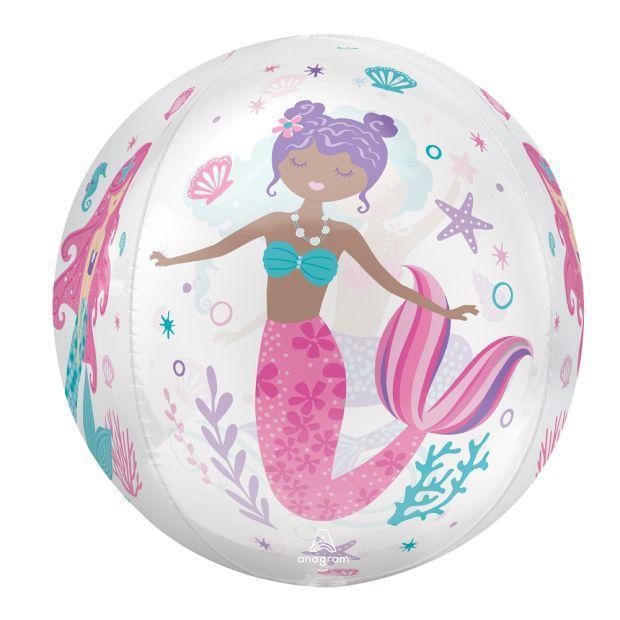 Shimmering Mermaid Orbz Balloon - The Party Room