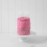 Tall Silver Ombre Candles - The Party Room