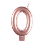 Rose Gold Candle - Number 0