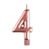 Rose Gold Candle - Number 4