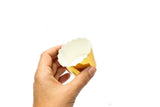 Scalloped Gold Foil Baking Cups 25pk - The Party Room