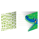 Alligator Party Invitations 8pk - The Party Room