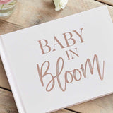 Rose Gold And Blush Baby Shower Guest Book - The Party Room