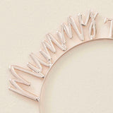 Rose Gold Metal Mummy To Be Baby Shower Headband - The Party Room