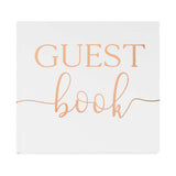 Rose Gold Foil Wedding Guest Book - The Party Room