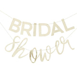 Botanical Hen Party Gold Bridal Shower Banner - The Party Room