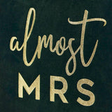 Green Velvet Almost Mrs Hen Party Book - The Party Room